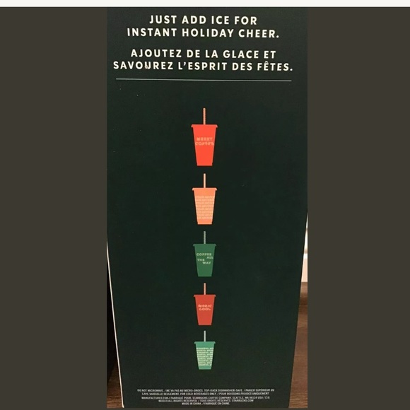 12 Starbucks 2019 Holiday REUSABLE CUPS, JOY!